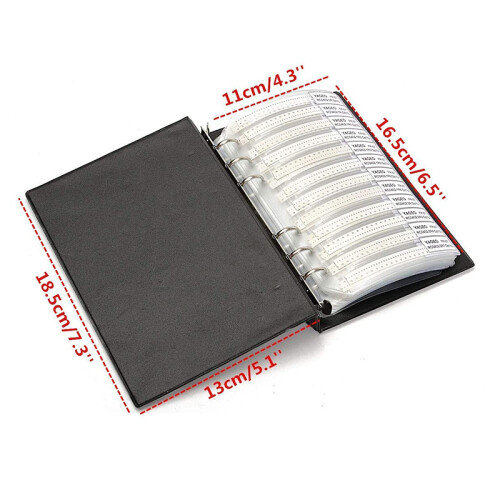 8500PCS 0402 SMD Resistor Sample Book 1% Resistor Kit 1