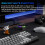 Customizable USB Volume Knob Controller PC Computer Speaker Audio Volume Controller LED Effect Plugs and 2