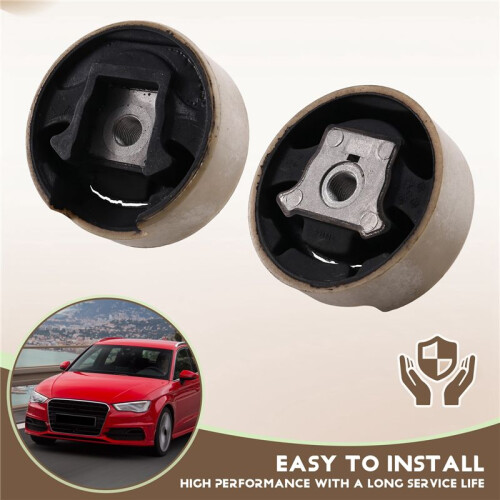 2Pcs 3C0199868C 3C0199867C Car Engine Mount Engine Support Rubber Mounting Pad for  A3 TT     Leon 2