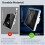 Tuya ZigBee  Curtain  2.5D RF433 Arc Glass Touch for Roller Blinds Shutters   APP Wireless Black 10