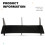 Car Rear Bumper Diffuser Lip Spoiler Splitter for   2011-2014 7