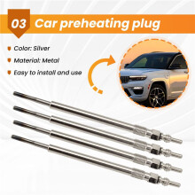 4Pcs Glow Plugs 55200755 68096212AA for CHEROKEE (KL) 2.0 RENEGADE SUV 1.6/2.0