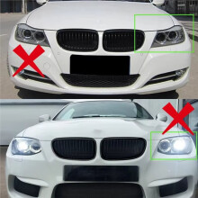 For 3 Series E92 E93 Coupe M3 2008-2010 2x Car ABS Grille Front Kidney Grill Single Style