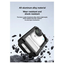 For GO Ultra Aluminum Alloy Frame Cold Shoe Rabbit Cage Sports Camera Protective Case Anti-Fall Accessories