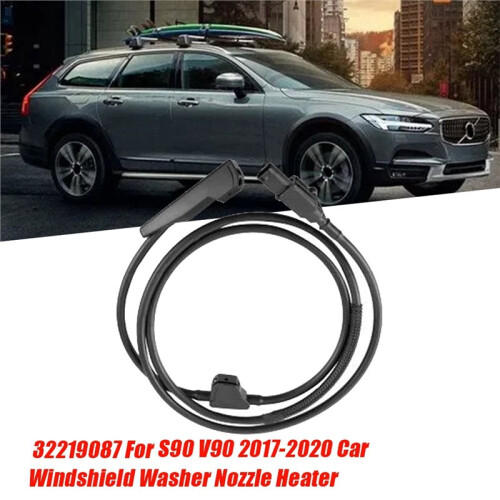 Car Front Windshield Washer Nozzle Jet with Heating 32219087 for  S90 V90 2017-2020 Windscreen Washer Spray Nozzle 1