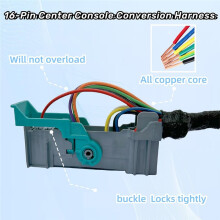 16-Pin Center Console Conversion Harness for Silverado/ Sierra All Models 16-18, for LD/HD(2500/3500) 2019