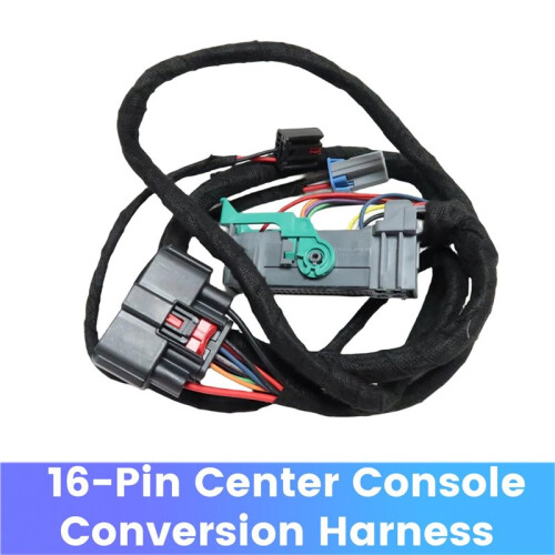 16-Pin Center Console Conversion Harness for  Silverado/ Sierra All Models 16-18, for LD/HD(2500/3500) 2019 2