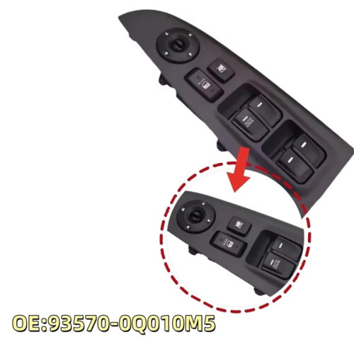 93570-0Q010M5 Master Window Control  Window Lifter Button for   2008-2016 1