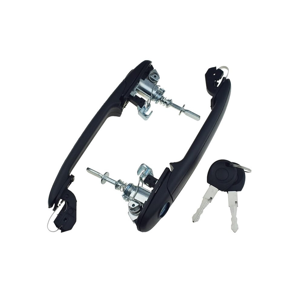 1 Pair Left Right Front Door Exterior Handles With Key 6K0837205 6K0837206 For Sharan Alhambra 4712178139517