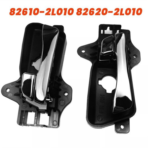 1Pair Front Door Inside Handle Chrome 82610-2L010 82620-2L010 for   I30 07-11  CEE'D Interior Door Pull