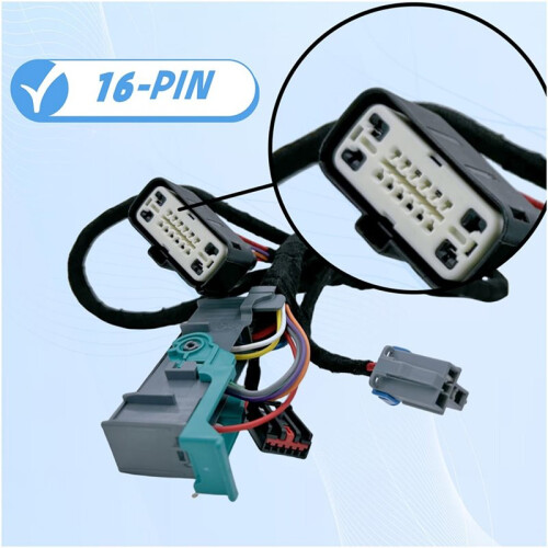 16-Pin Center Console Conversion Harness for  Silverado/ Sierra All Models 16-18, for LD/HD(2500/3500) 2019 1