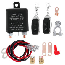 Interruptor de Bateria de 12V com Controle Remoto, Interruptor Isolador de Corte de Bateria, Interruptor de Bateria Antifurto para Carro