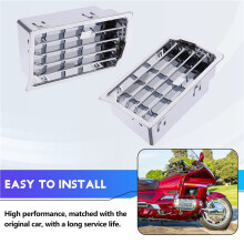 1Pair Show Chrome Lower Fairing Fresh Air Vents Cover for Goldwing GL1500 1988-2000 Motorcycle Street Bike 52-552