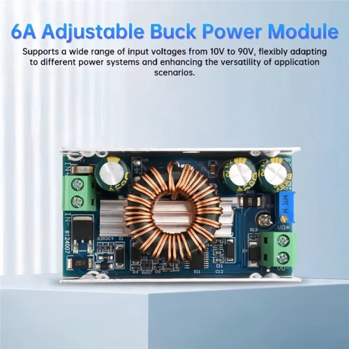100W 6A - Buck Converter Step Down Module Constant Current LED Driver Power Step Down Power Voltage Regulator Module 2