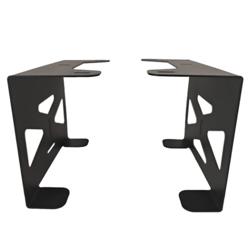 Metal Under Desk Game Console Organizers Storage Holder Stand for PS5 Console Space Saving Mount