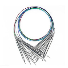Circular Knitting Needles Set, 2.0 mm - 10.0 mm/US0 - US15, 14-Piece Set of Long Knitting Needles, 80 cm/32 Inches