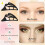3pcs Eyeshadow Stencil 5 in 1 Silicone Eyeshadow Tool Reusable Eye Makeup Aid Stencils Eye Makeup Aid 6