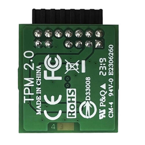 TPM 2.0 Encryption Security Module Board 14Pin TPM 2.0 Module LPC TPM MS-4136 for MSI Motherboards