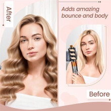 Round Volumizing Brush Attachment for AirWrap HS01 HS05 HS08/Airwrap Coanda 2x for Straight Wavy Curly A