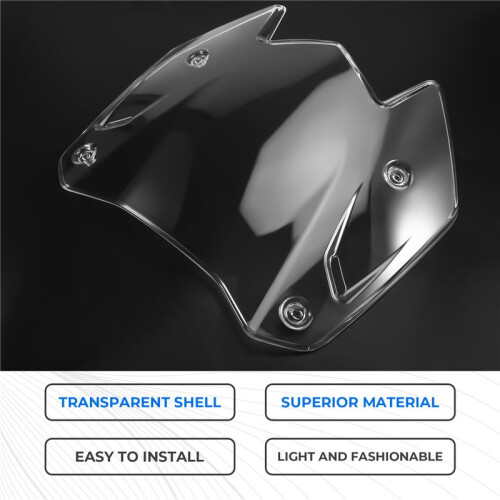 Motorcycle Windshield Windscreen Wind Shield Accessories for  TMAX 560 2022-2026 Transparent