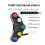Motorcycle Button Waterproof Handle Bar Button 7-in-1 Multifunction Handlebar Button Control Stop Start Button 6