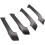 Car Interior Door Handle Door Panel Pull Handle Trim Cover for  Prado LC150 2009-2018 Grey 1