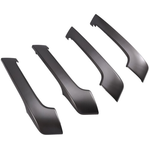 Car Interior Door Handle Door Panel Pull Handle Trim Cover for  Prado LC150 2009-2018 Grey