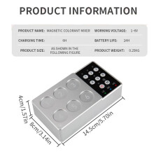Tattoo Ink Mixer Anti-Sedimentation Tattoo Pigment Stirrer Wireless Automatic Mixer Machine Tattoo Supplies