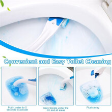 48 Count Flushable Toilet Refills, Disposable Toilet Bowl Paper Bulk, Flushable Toilet Brush Refill Pads for Toilet