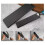 8-Piece Knife  Guard Set Black Universal ABS Plastic Sheath Non-Toxic  Lining Chef Kitchen Tools 1