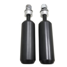Left & Right 4.5inch Upper Crash Bar Shock Sliders Mounts for Dyna Street Bob FXDB 2006-2017 Slippery Bar Shock
