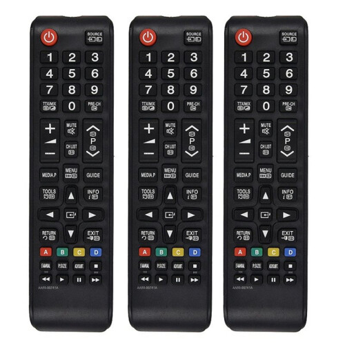 3PCS TV Remote Control for  LE32C457C6H AA59-00741A Replacement  TV Stick