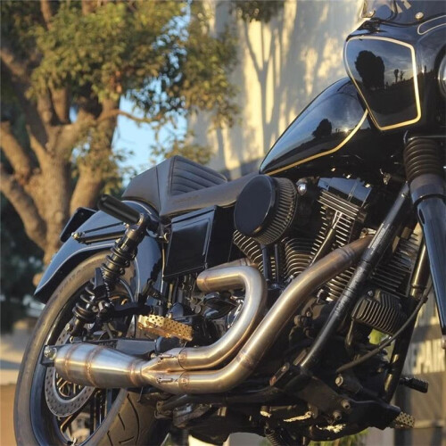 Suportes de Amortecedores de Barra de Colisão Superior Esquerda e Direita de 4,5 Polegadas para  Dyna Street Bob FXDB 2006-2017 Slippery Bar 2