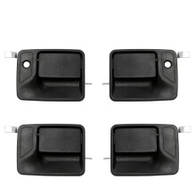 4pcs Exterior Door Panel Handle Kit for F-250 99-16 F350 7C3Z2522405AA 4C3Z2522404AAA 7C3Z2626601AA 7C3Z2626600AA