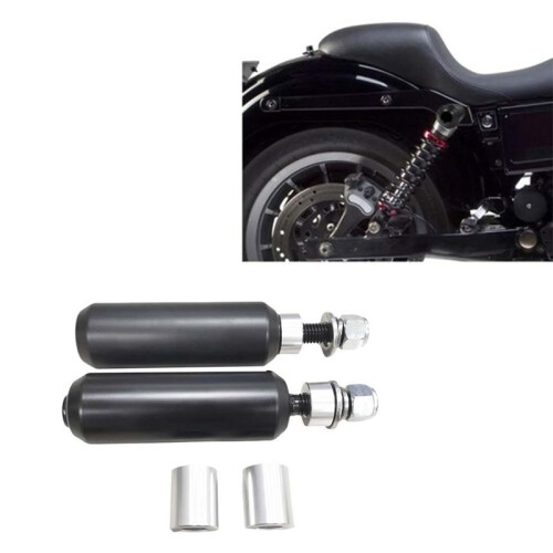 Suportes de Amortecedores de Barra de Colisão Superior Esquerda e Direita de 4,5 Polegadas para  Dyna Street Bob FXDB 2006-2017 Slippery Bar 1