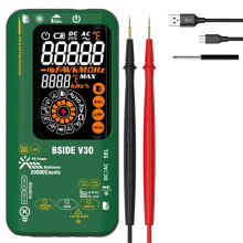 BSIDE V30 Intelligent Photovoltaic Multimeter Digital 1500V Mining 20,000 Character Display, Infrared Temperature Measurement