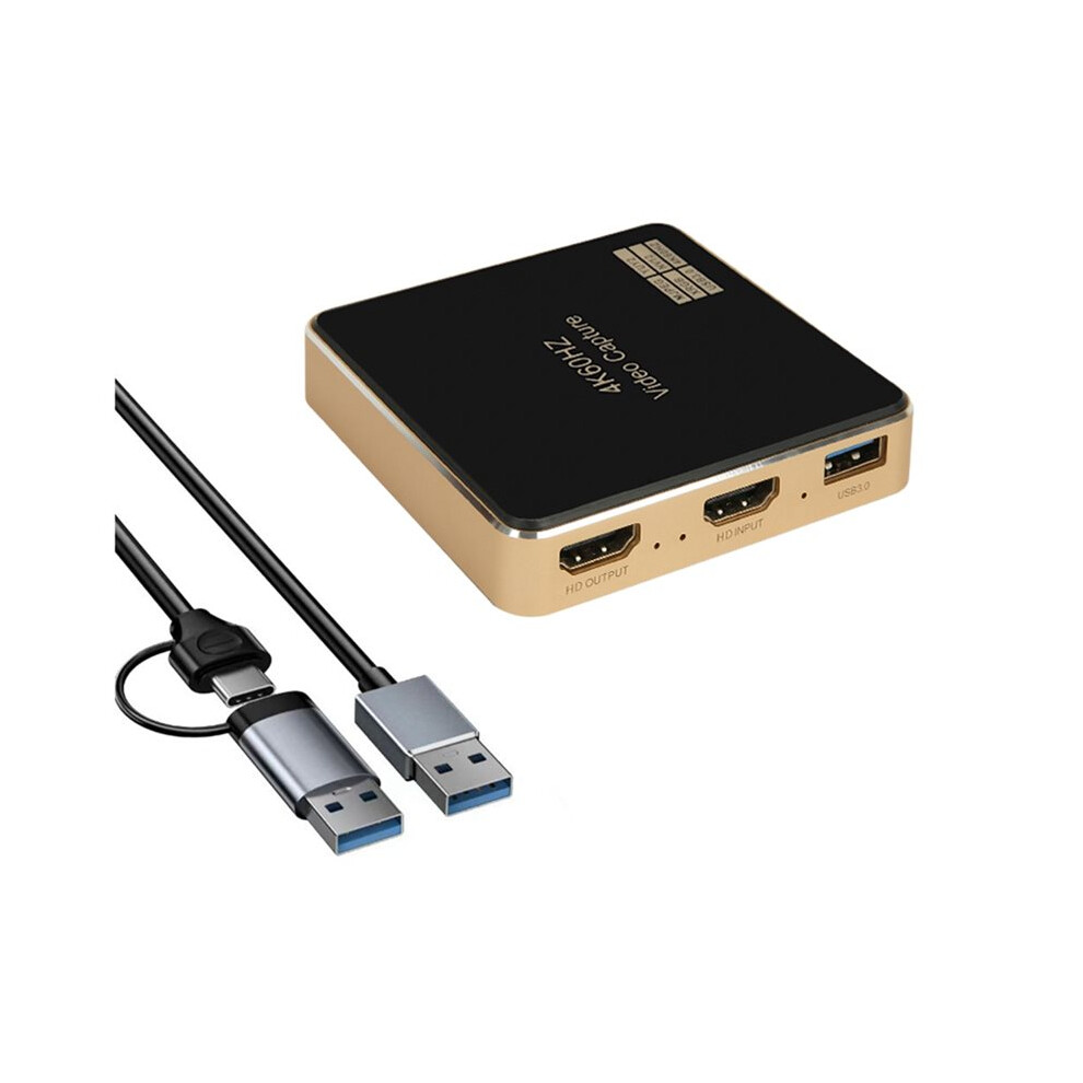Usb3.0 Video Capture Card 4K60hz Resolution No Delay Hd Video Capturing With Loop Output Hdtv Live Streaming Device 6033441855988