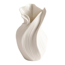 Nordic Ceramic Vase Abstract Grass Dried Real Flower Living Dinning Room Cabinet Office Desktop Decoration Gift A