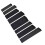 8-Piece Knife  Guard Set Black Universal ABS Plastic Sheath Non-Toxic  Lining Chef Kitchen Tools 6