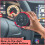 7-Key Car Wireless Steering Wheel Remote Control Button with Backlight Car Radio DVD for Android GPS Accessories Silver 10
