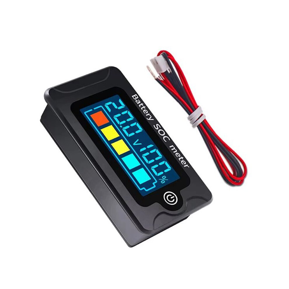 New Pzem-00 Waterproof Digital Lcd Voltmeter Battery Capacity Tester Voltage Indicator Dc8-100V 12V 24V 36V 48V 72V 6134130660774