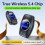 2in1 BT Audio Transmitter Receiver Real  Status Display Wired Speakers/Amplifiers Support Desktop Computer Notebook 10