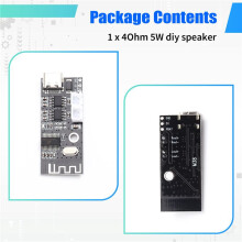 4Ohm 5W Diy Speaker Bone Conduction Hidden Sound System Vibration Horn Resonance with Amplifier Board