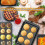 Kitchen 5-Piece Nonstick Bakeware Set - Round/Square Cake Pans, Muffin Pan, Loaf Pan, Roast Pan & Baking Sheets 3
