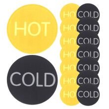 4Stk Hot Cold Sticker Für Waschbecken Bad