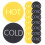 4Stk Hot Cold Sticker Für Waschbecken Bad 1