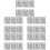 PVC Briefkasten Buchstabendecals Ablösbar Vielseitig 8
