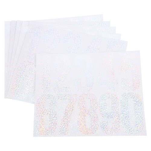 30 Stickers Chiffres Autocollants PVC 2