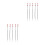 10Pcs Silver Flexible Drain Cleaning Tools with Hook for Sink Blockage 3
