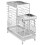 Küchenrack Besteckhalter Schneidebrett Organizer Silber 1